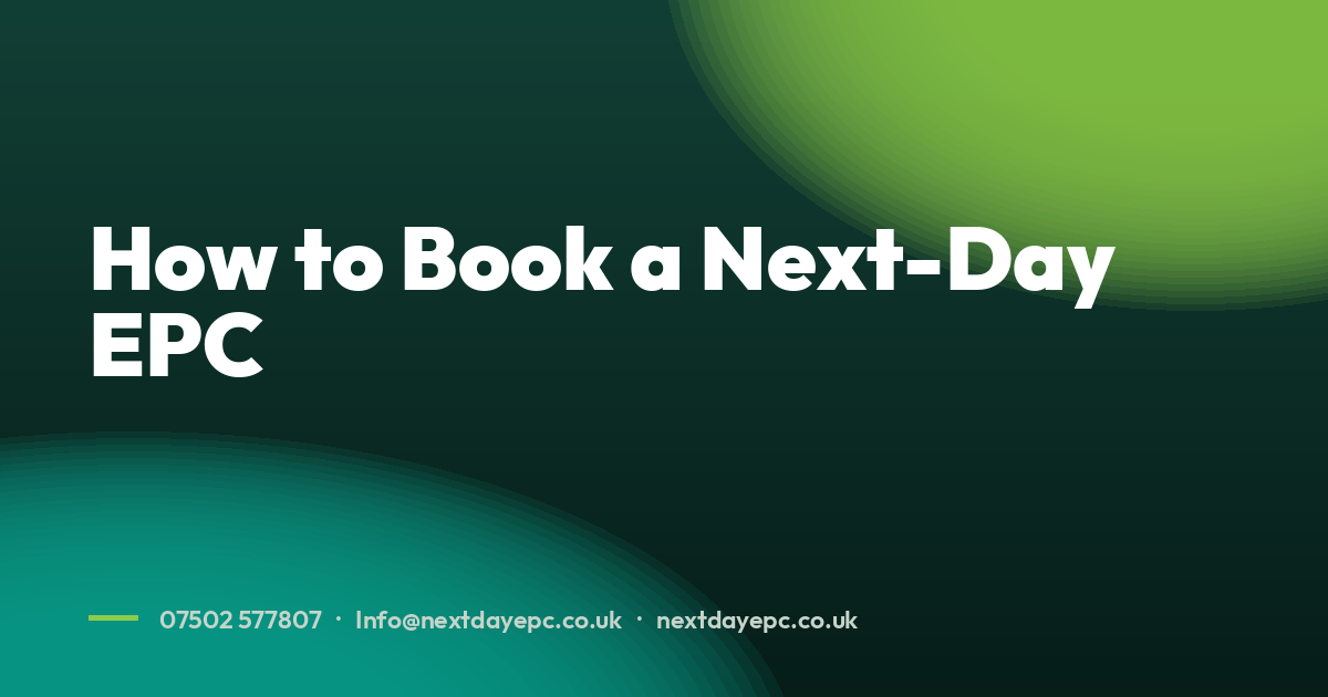 How to Book a Next-Day EPC