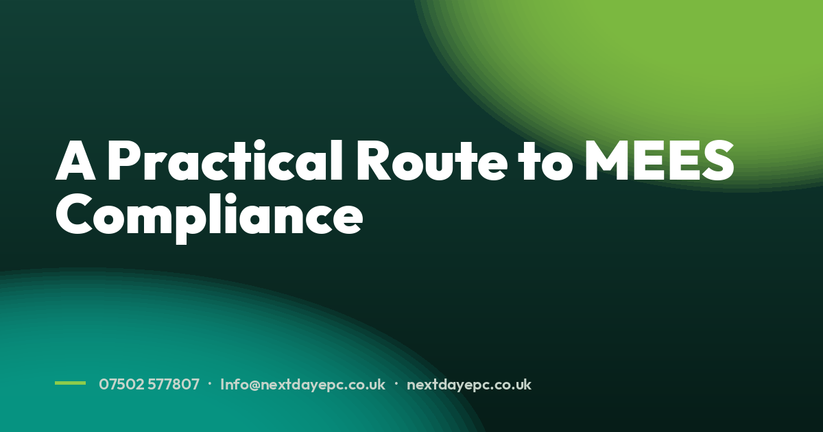 A Practical Route to MEES Compliance