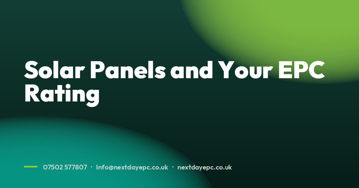 Solar Panels and Your EPC Rating